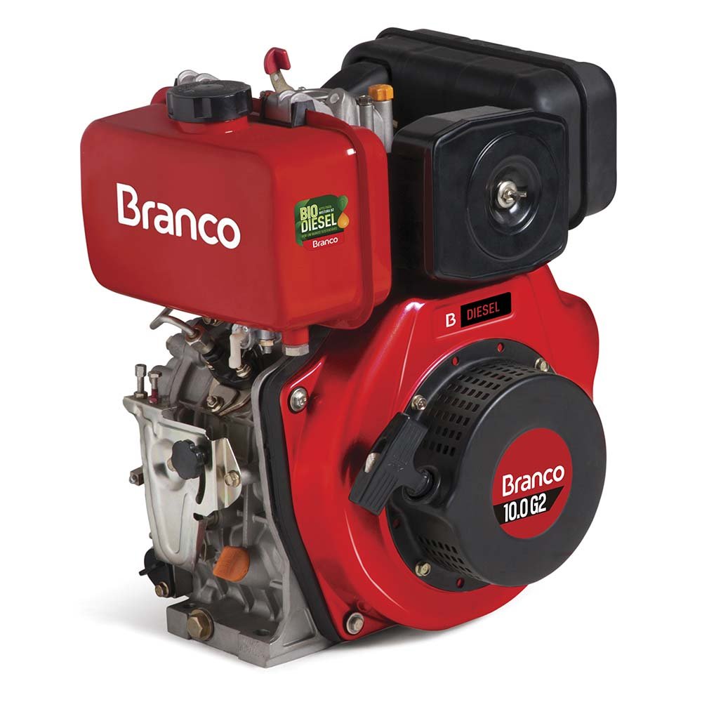 MOTOR BRANCO D-10 DIESEL COM PARTIDA